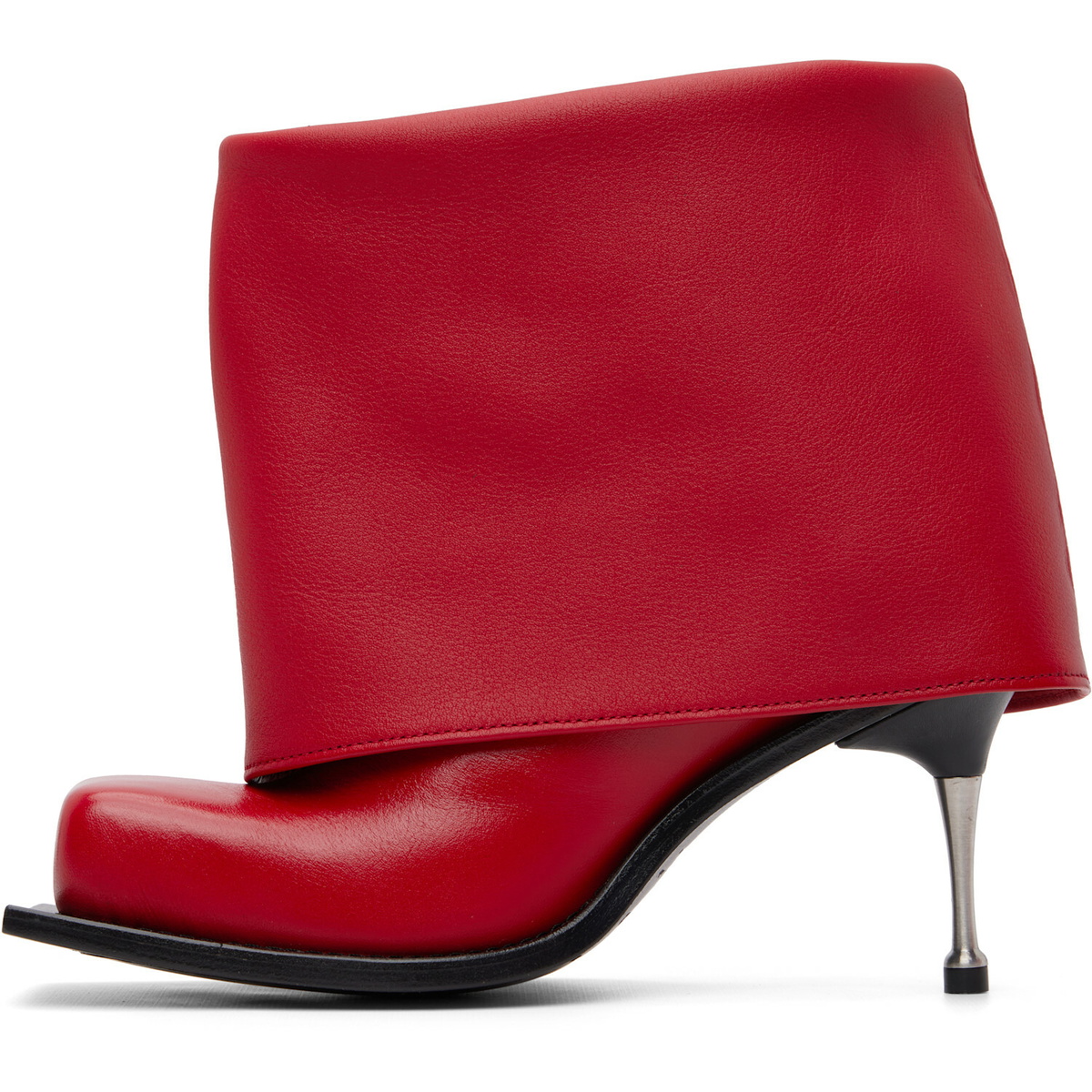 FIDAN NOVRUZOVA Red Iman Stiletto Heel Boots
