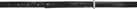 Toga Pulla Black Ring Metal Narrow Belt