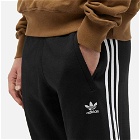 Adidas Men's 3 Stripe Pant in Black