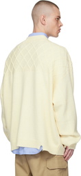 AMBUSH Off-White Destroyed Rib Knit Sweater
