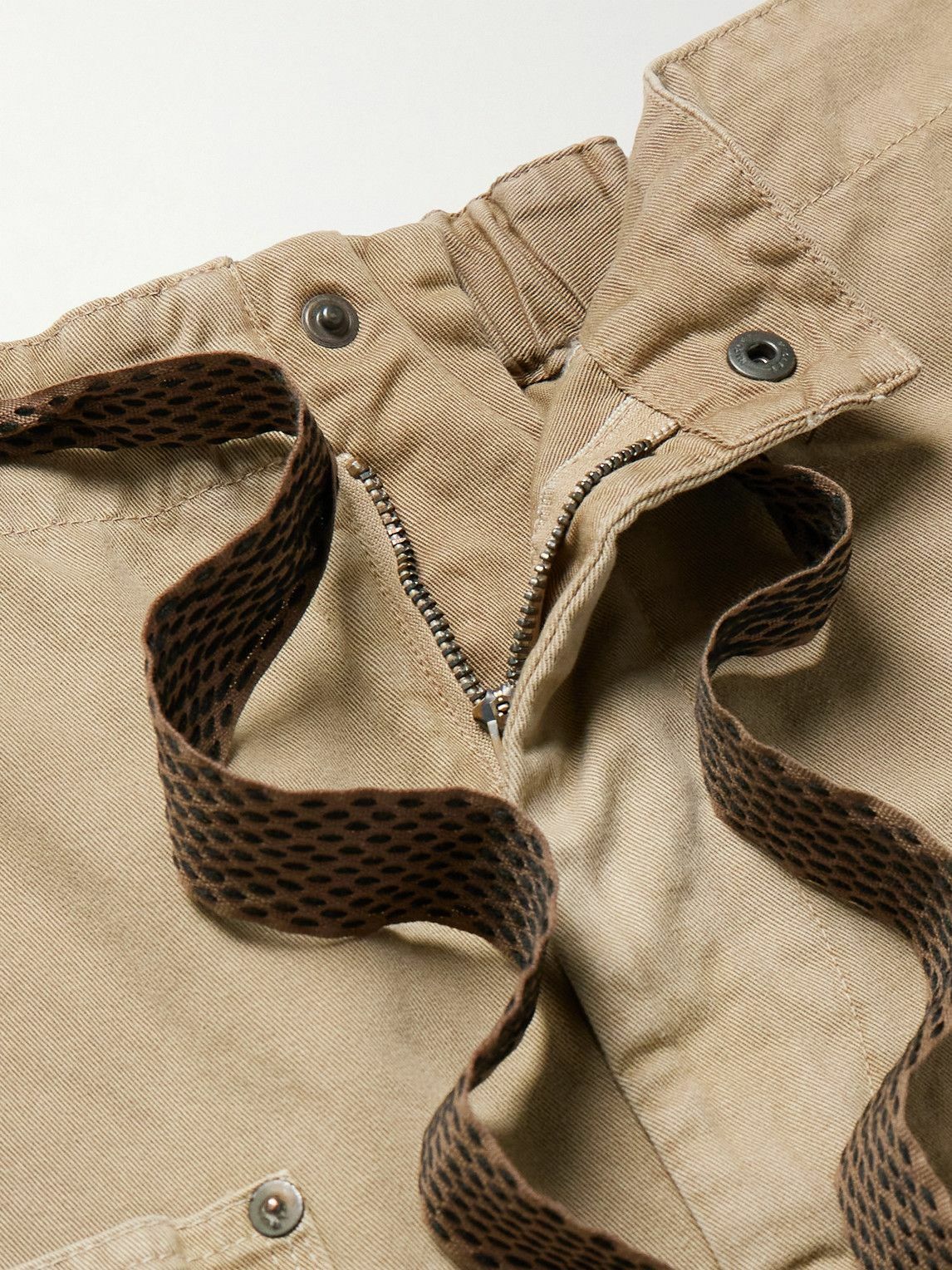 KAPITAL - Katsuragi Wide-Leg Panelled Cotton-Twill