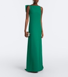 Safiyaa Mallory crêpe gown