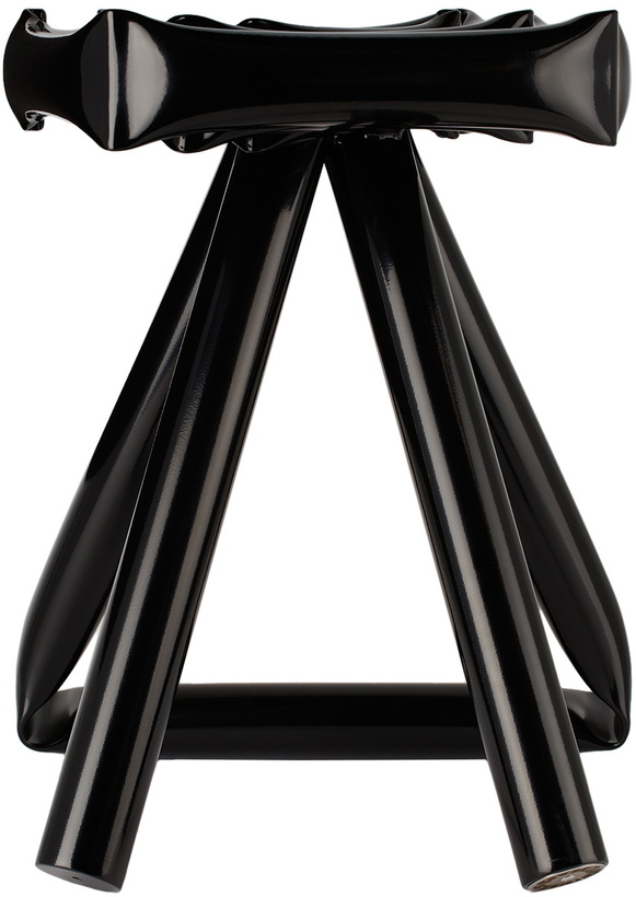 Photo: RODI STUDIO SSENSE Exclusive Black Straw Stool