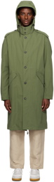 A.P.C. Khaki Antonny Trench Coat