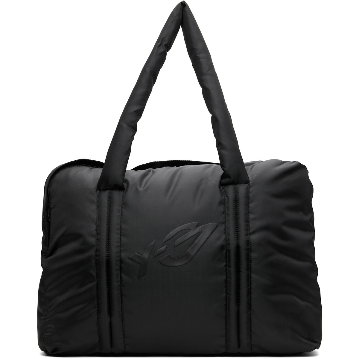Y-3 Black Padded Weekender Duffle Bag
