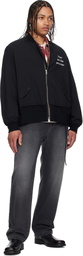 UNDERCOVER Black UP1F4201 Bomber Jacket