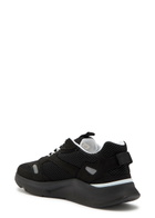 Valentino Garavani Demivee Panelled Mesh and Suede Sneakers Black