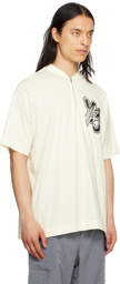 Y-3 Off-White Half-Zip T-Shirt