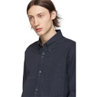 Cobra S.C. Navy Compact Twill Double Button Shirt