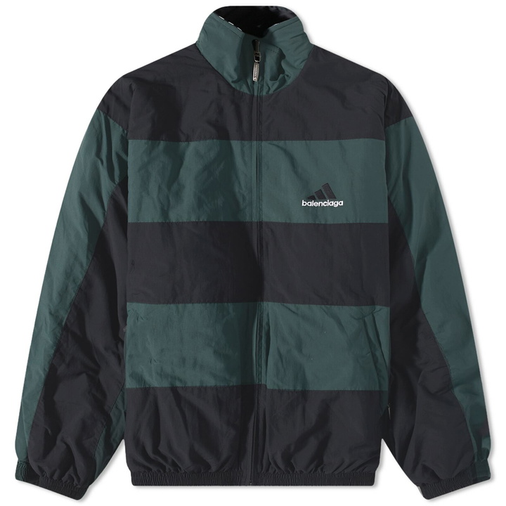 Photo: Balenciaga x Adidas Jacket in Cypress Green