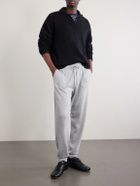 Mr P. - Tapered Merino Wool and Cashmere-Blend Sweatpants - Gray