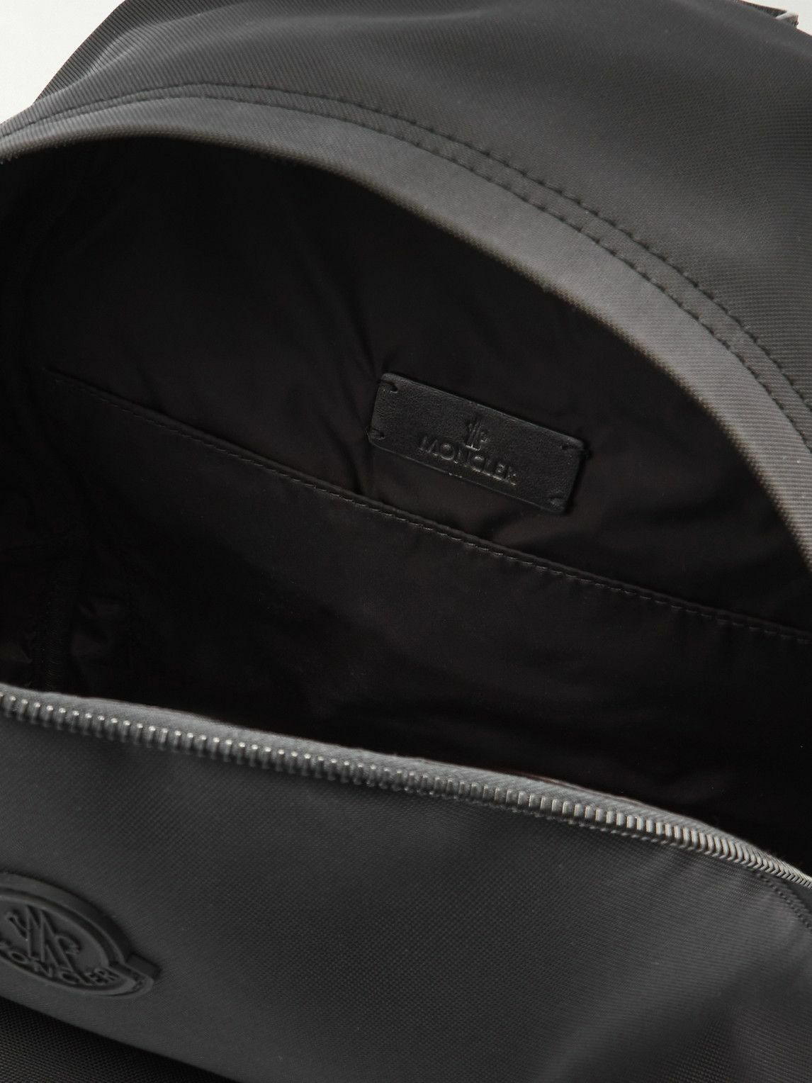 Moncler - Pierrick Logo-Appliquéd Leather-Trimmed Nylon Backpack Moncler