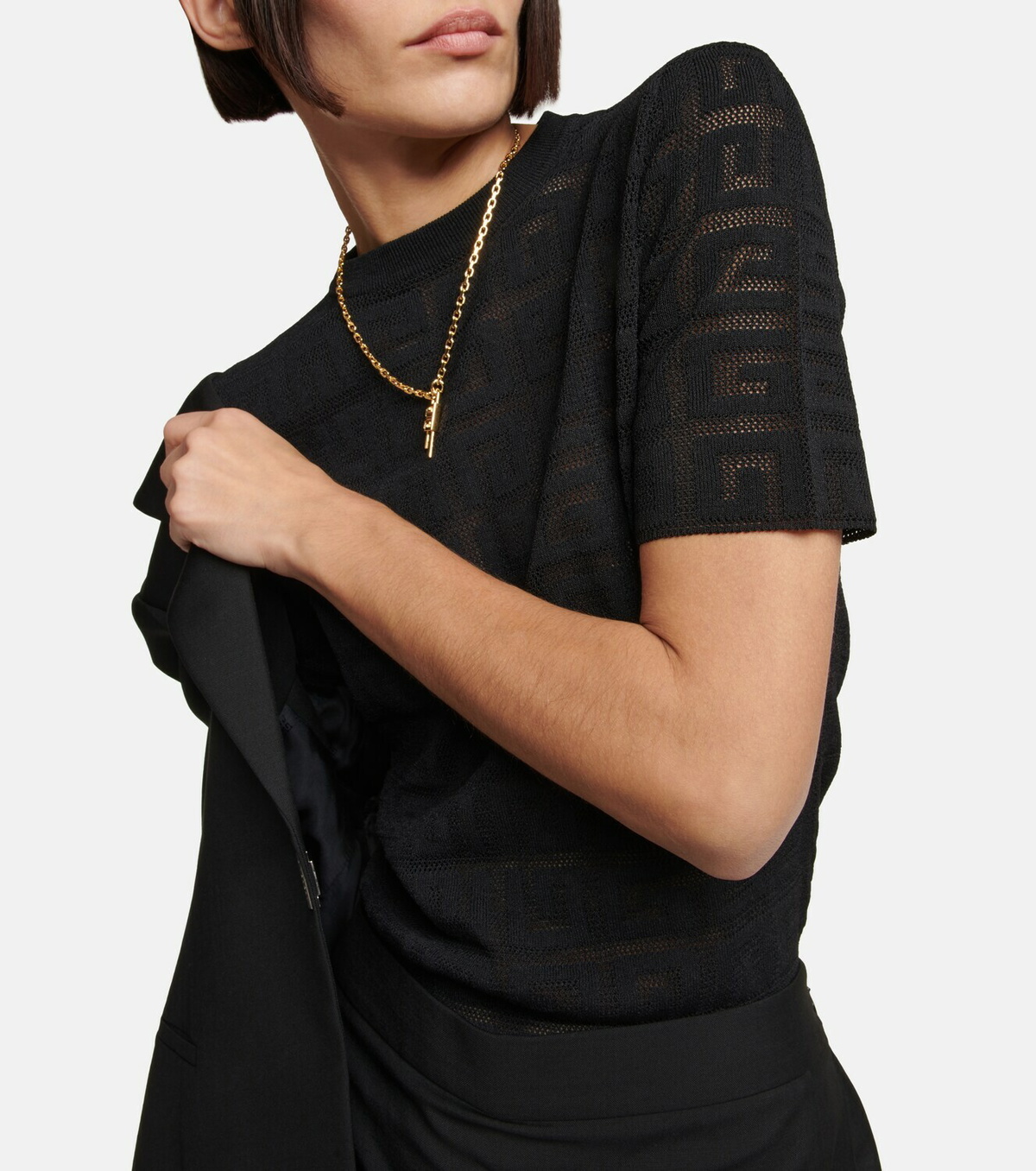 【送料&関税込】Givenchy Jacquard Knit Top Givenchy - 4G jacquard knit top Givenchy