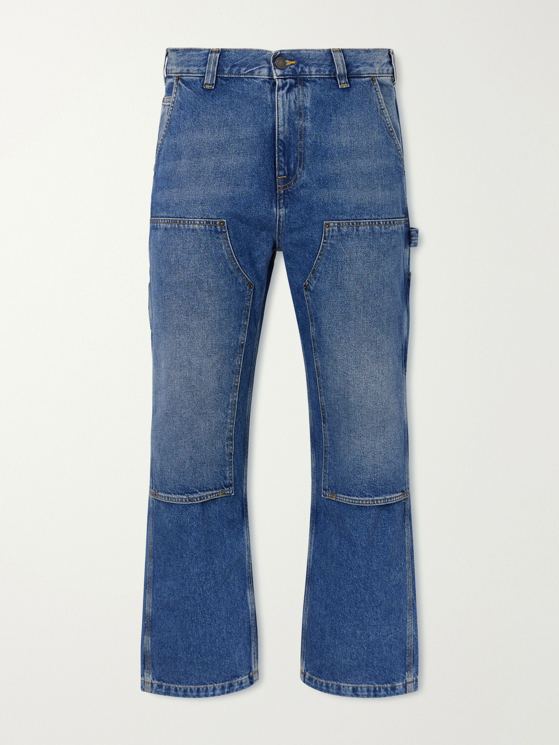 Corridor - Straight-Leg Double-Knee Jeans - Blue