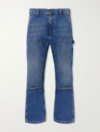 Corridor - Straight-Leg Double-Knee Jeans - Blue