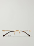 Dior Eyewear - Black Suito S27U D-Frame Gold-Tone and Acetate Glasses
