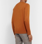 Massimo Alba - Slim-Fit Watercolour-Dyed Cashmere Sweater - Orange