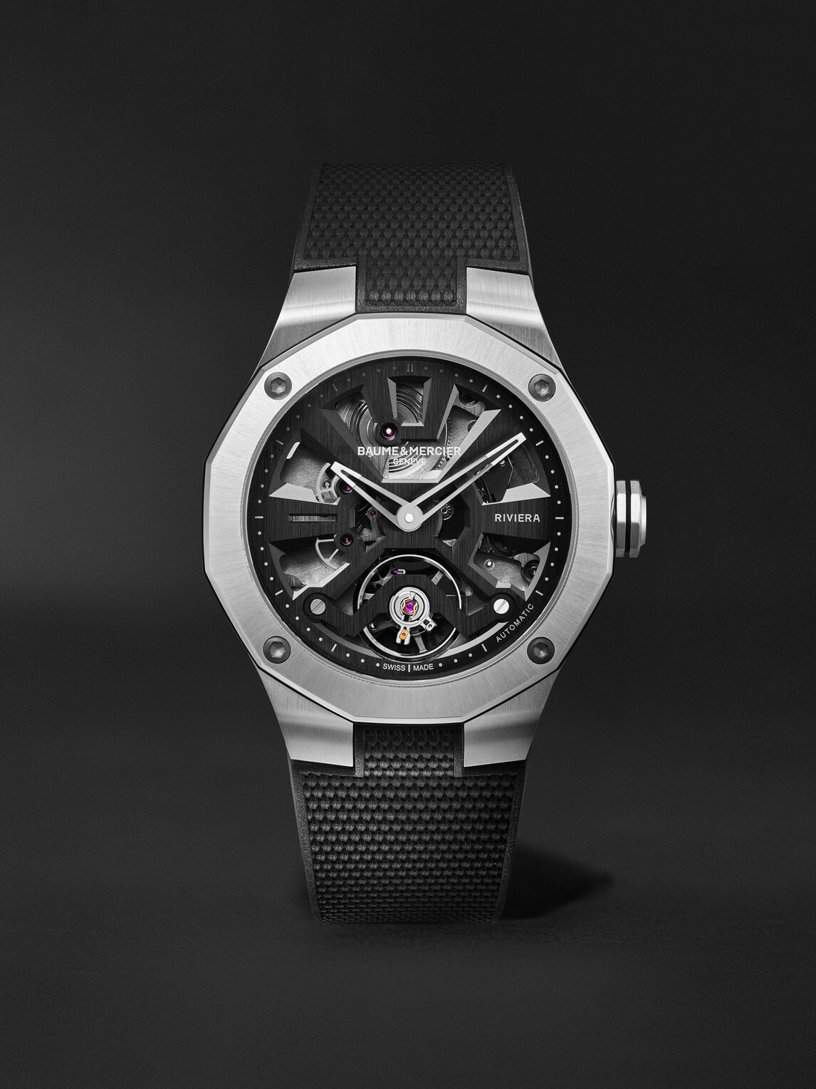 Baume & Mercier - Riviera Automatic Skeleton Stainless Steel Watch, Ref. 10721