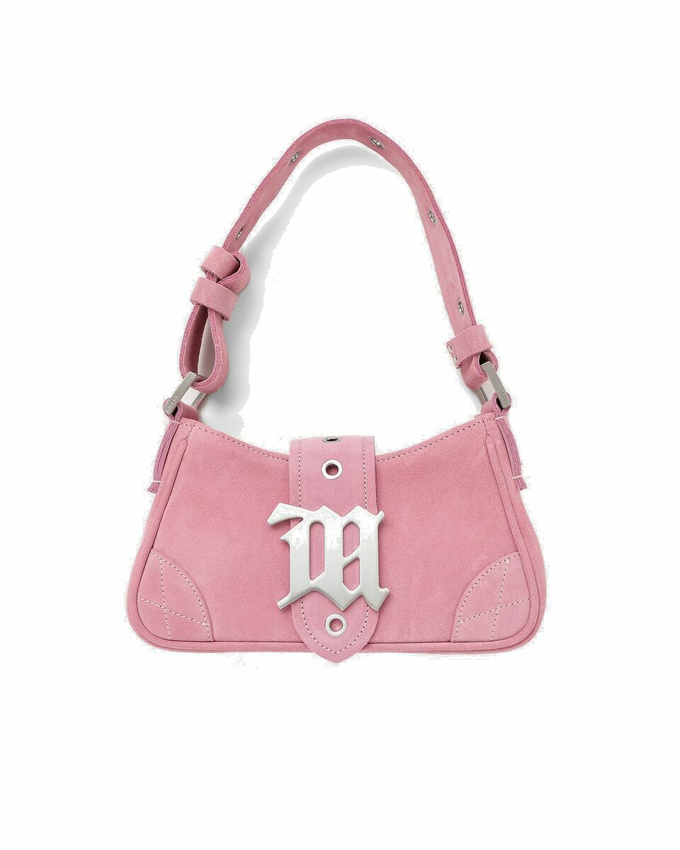 Photo: Misbhv Suede Shoulder Bag Small Pink - Womens - Small Bags