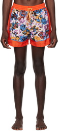 Paul Smith Red Floral Swim Shorts