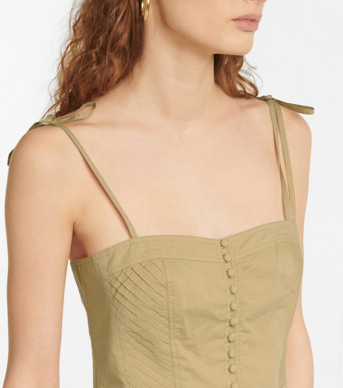 Ulla Johnson Quinn cotton bustier top