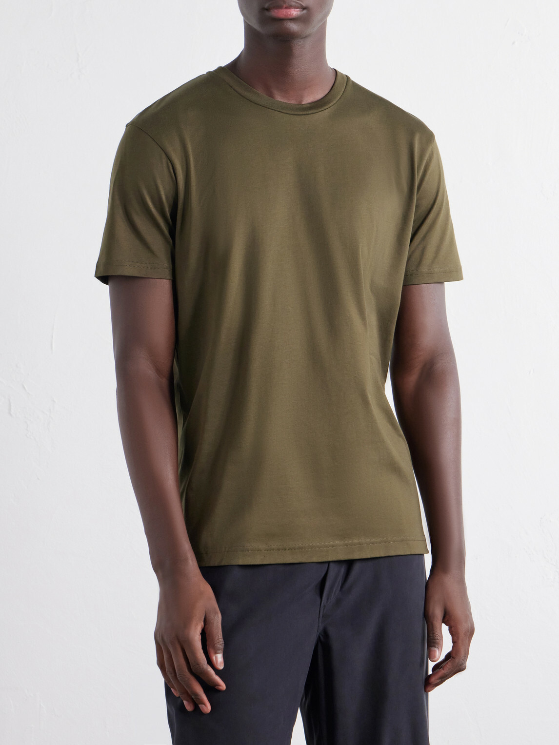 Sunspel - Riviera Cotton-Jersey T-Shirt - Green