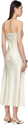 Meta Campania Collective Off-White Alma Fluid Silk Midi Dress