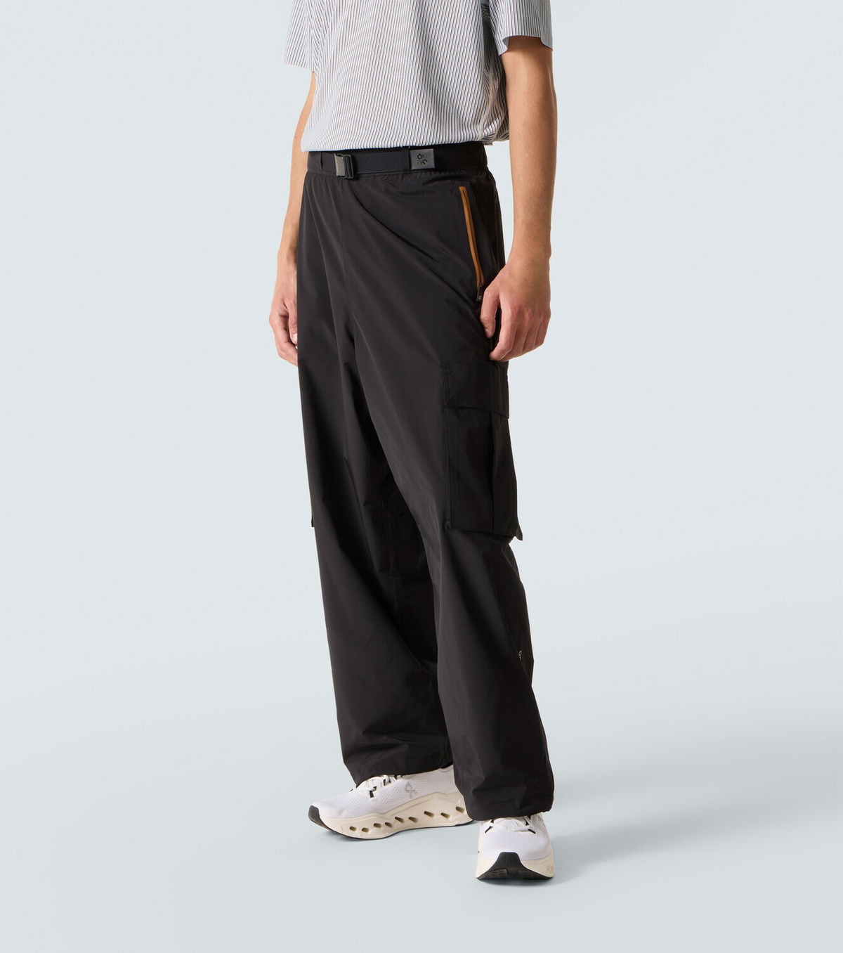 Loewe x On belted technical cargo pants