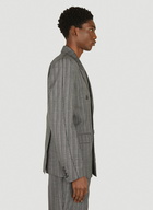 Striped Tailored Blazer in Grey