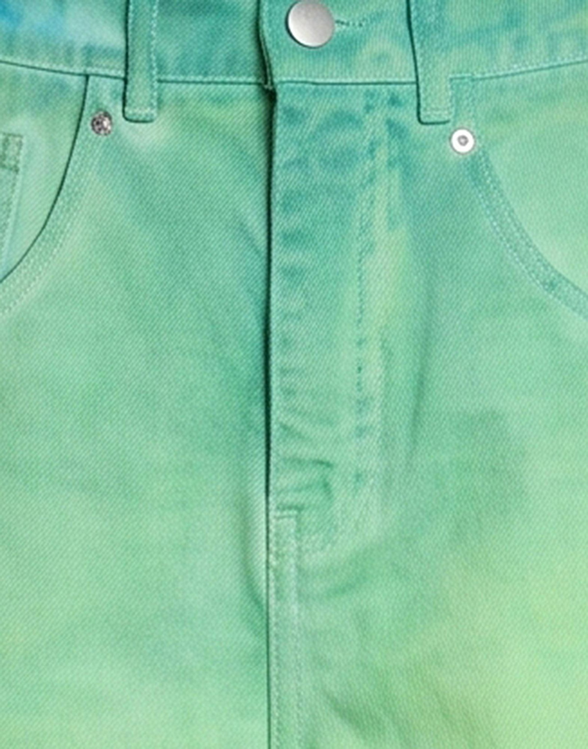 3.paradis Womens Denim shorts in Green