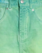 3.paradis Womens Denim shorts in Green