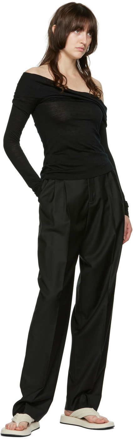 Maiden Name SSENSE Exclusive Black Emily Trousers