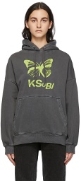 Ksubi Grey Butterfly Oh G Hoodie