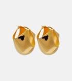 Khaite Lotus 18kt gold-plated earrings