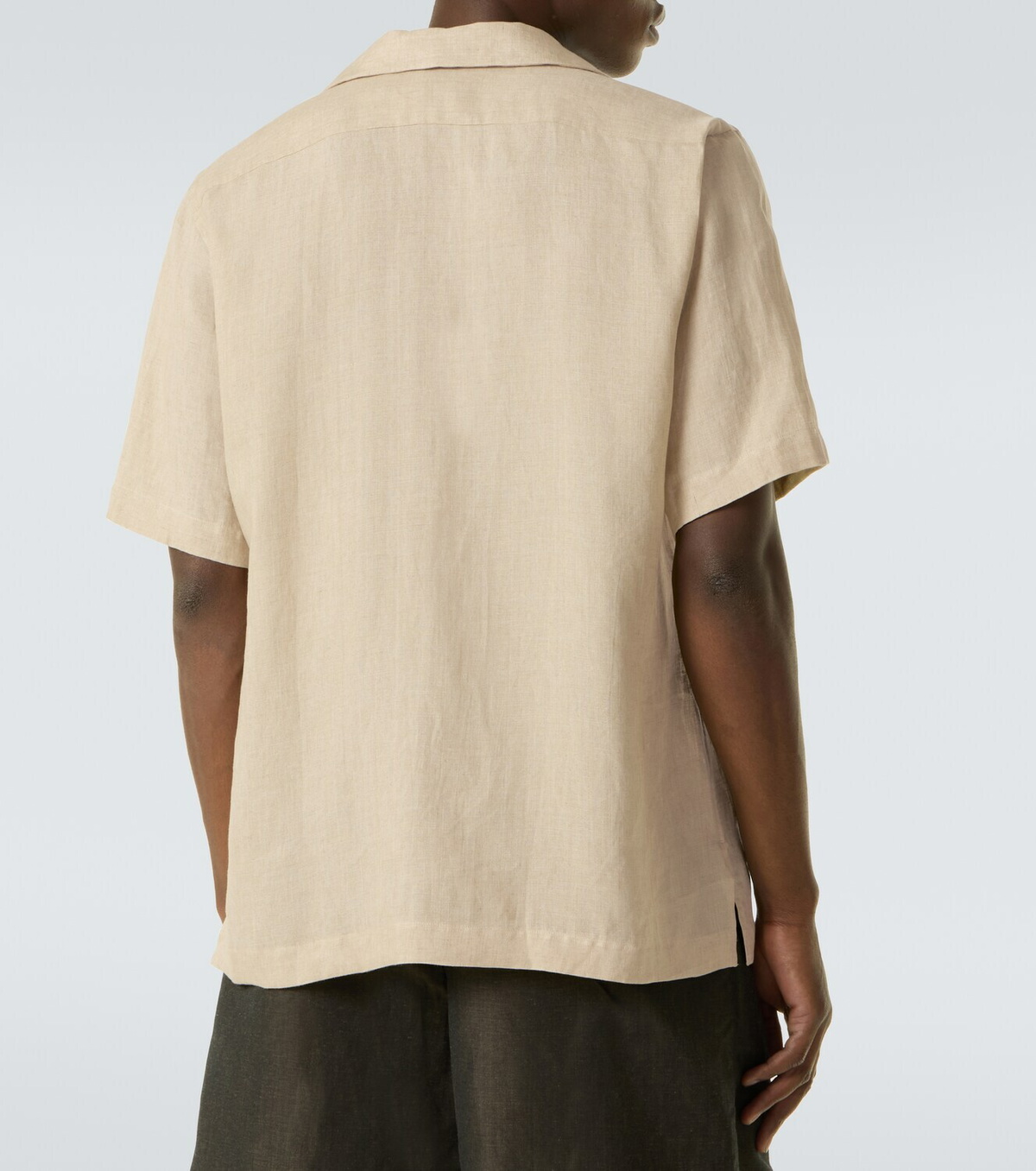 Lardini Linen bowling shirt