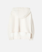 Pinko Oversized Sweatshirt With Twill Details Pink Pearl Grey