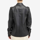 Sportmax Women's Gel Leather Jacket in Black
