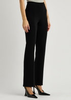 Clea Alistair Straight-leg Knitted Trousers Black