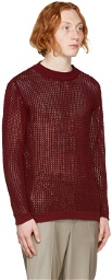 Situationist Red Polyester Sweater