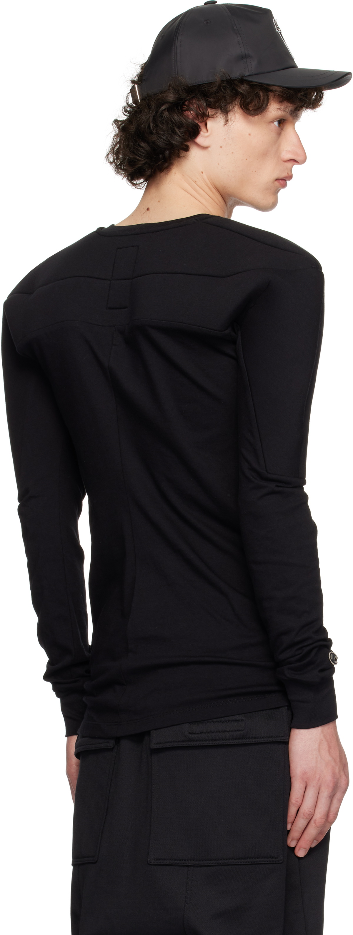 【RICK OWENS】×Champion Girdered ハーネス Tシャツ Rick Owens: Black Champion Edition Girdered Harness T-shirt