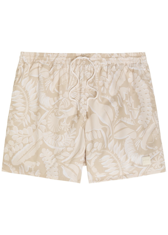 Photo: Boss Printed Shell Swim Shorts Beige
