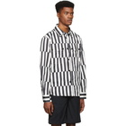 Diesel Black and White S-Jessy-B Shirt