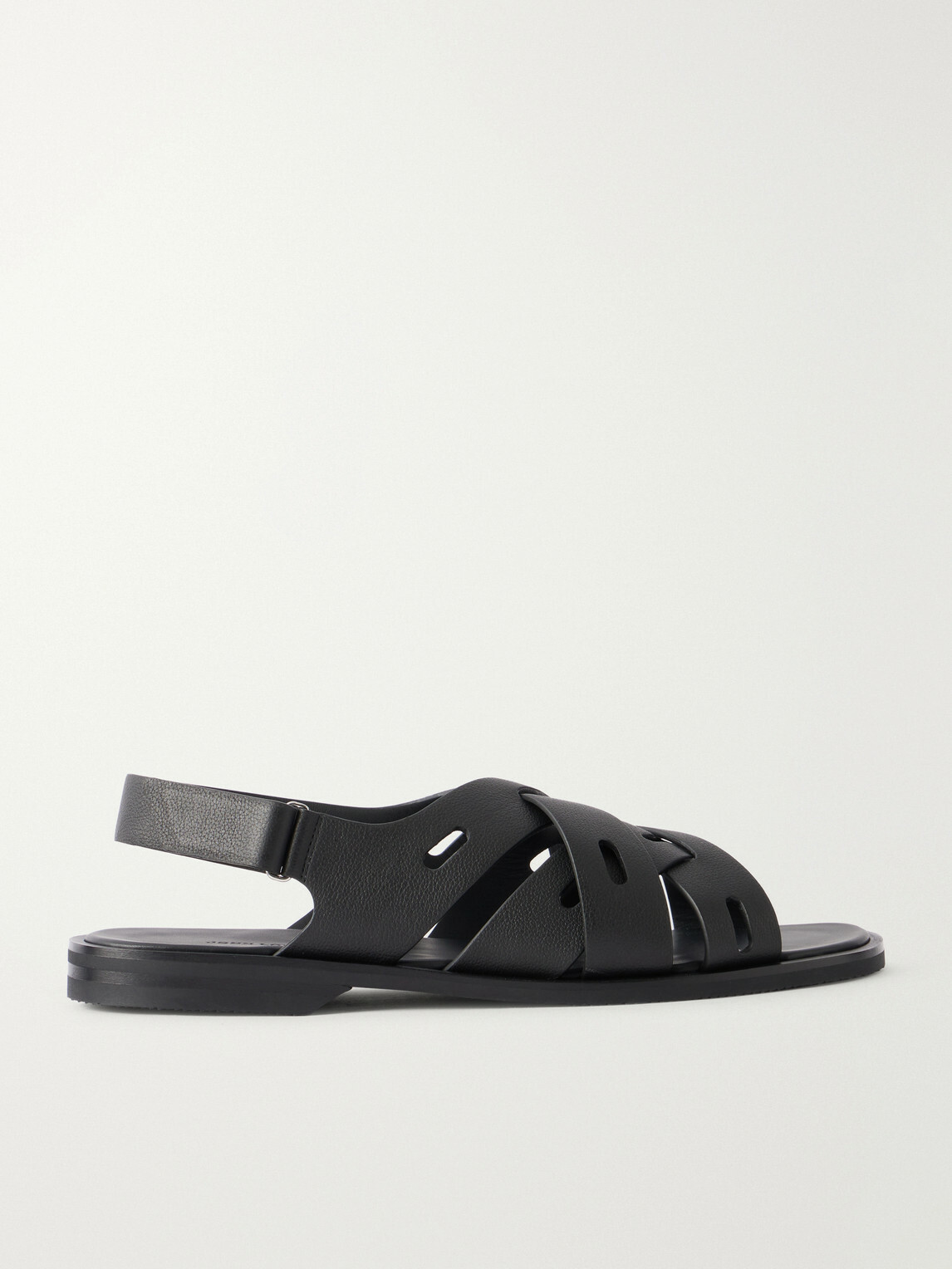 John Lobb - Seaford Full-Grain Leather Sandals - Black