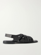 John Lobb - Seaford Full-Grain Leather Sandals - Black