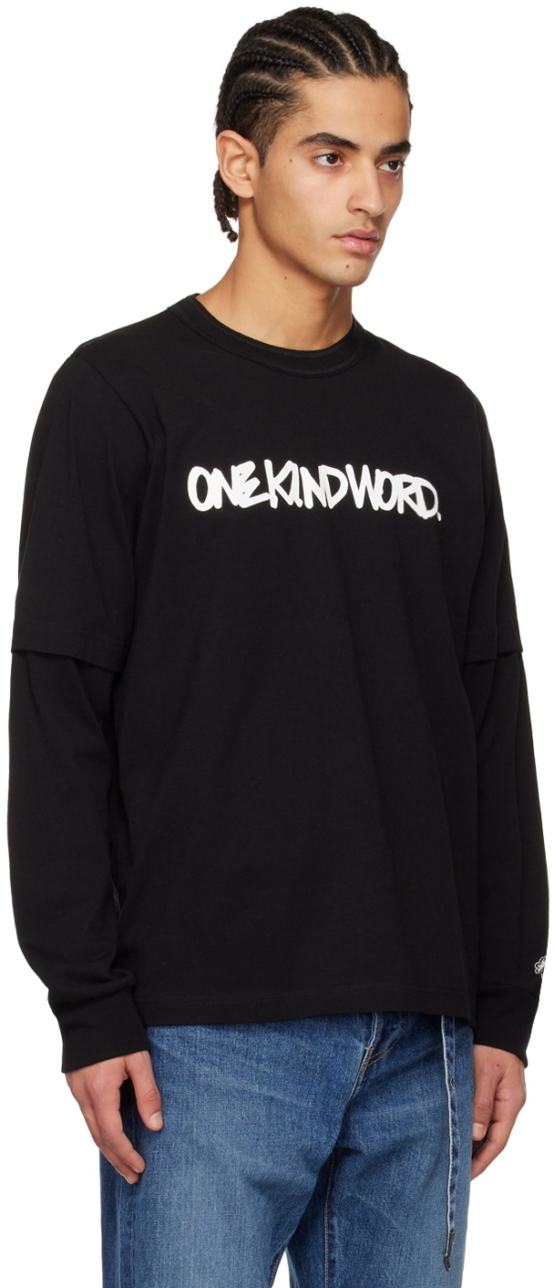 sacai Eric Haze Long Sleeve TShirt Black