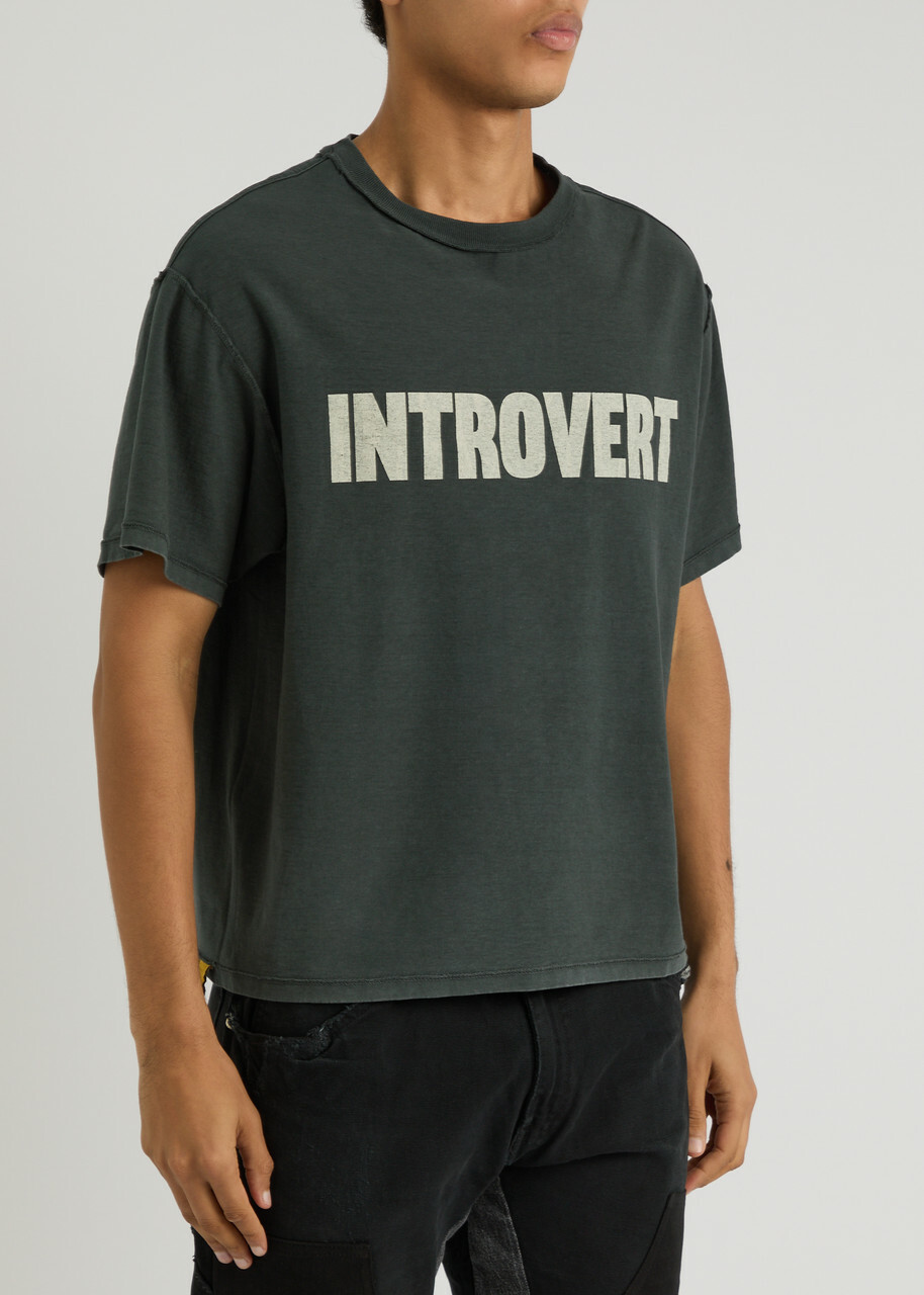 Gallery Dept. Intro Extro Reversible Cotton T-shirt Black Gallery
