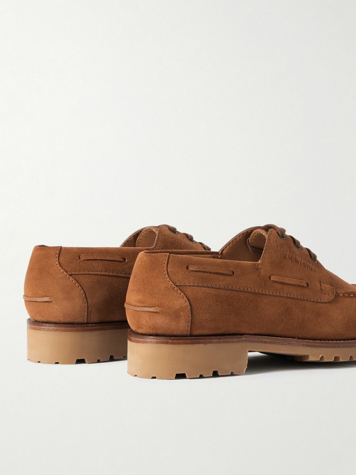 J.M. Weston - Suede Derby Shoes - Brown J.M. Weston