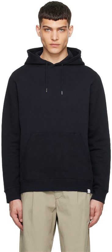 Photo: NORSE PROJECTS Navy Vagn Hoodie