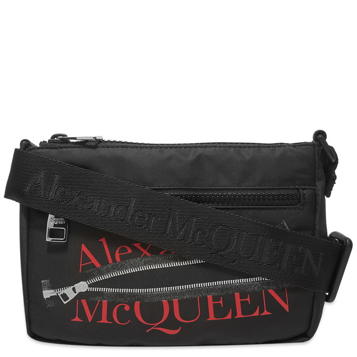 Photo: Alexander McQueen Zipped Logo Phone Bag