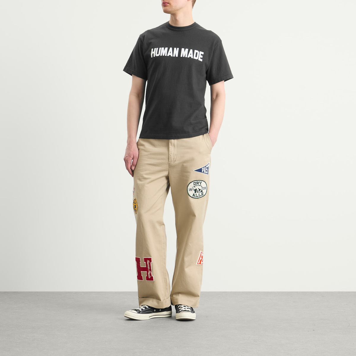 Human Made Men's Graphic Logo T-Shirt in Black